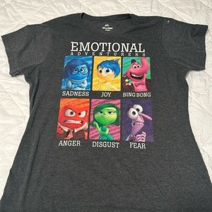 Pixar Disney licensed tee - inside out